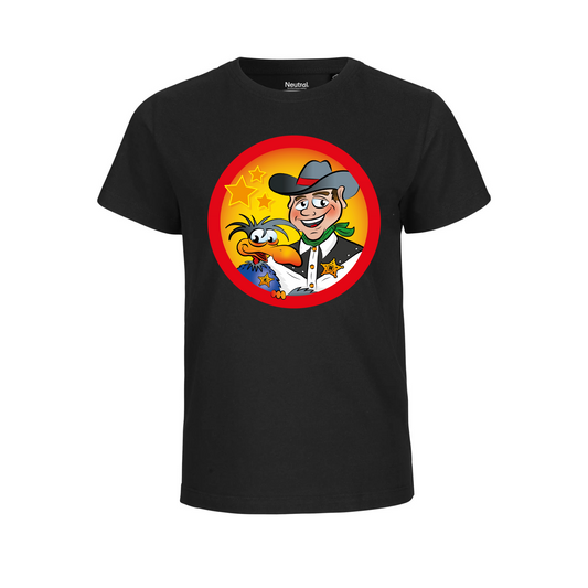 T-Shirt til voksne (Sort) - Sherif Haps